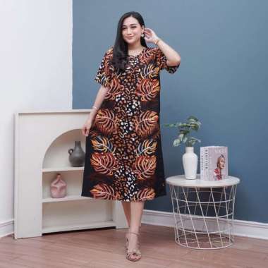 Daster Batik Prass - Daster Busui LD 108 - Atasan Wanita - Batik Motif Abstrak Kekinian DEANDRA KUNI