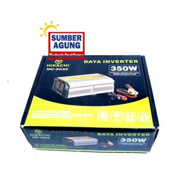 Mikachi MC5035 Daya Inverter 350W DC 12V Untuk 22V Mengubah Arus Surge Kapasitas 700W