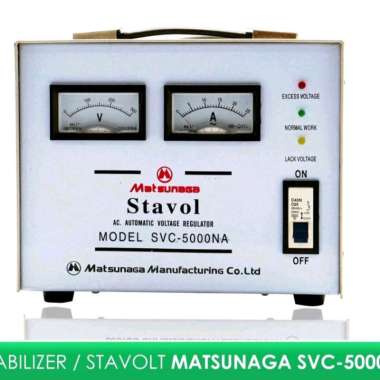 Stabilizer Matsunaga 5000 Watt / Stabilizer Listrik MATSUNAGA 5000VA