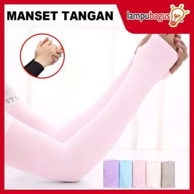 Manset Tangan Polos Manset Tangan Tebal / Sarung Tangan Berkualitas Putih