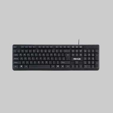 Rexus Keyboard Office Membrane K278 hitam