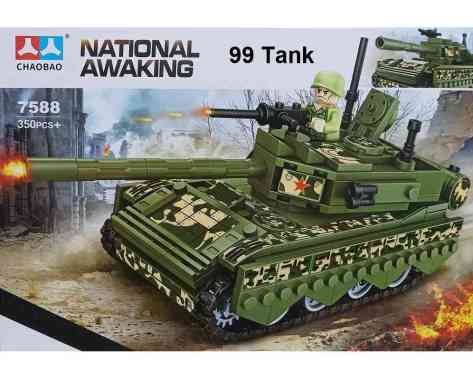 Brick Block Chaobao 7588 National Awaking ( 99 Tank ) 350+ pcs