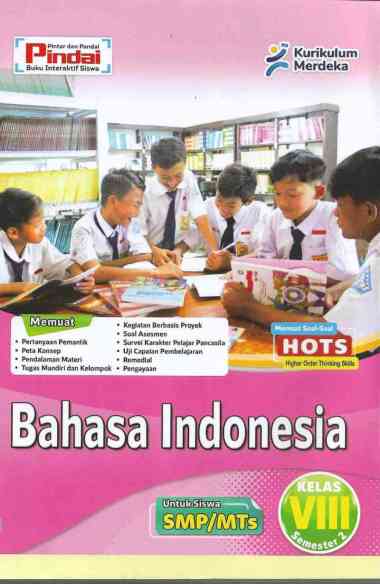Buku LKS Bahasa Indonesia kurikulum Merdeka Kelas 8 SMP/MTs Semester 2