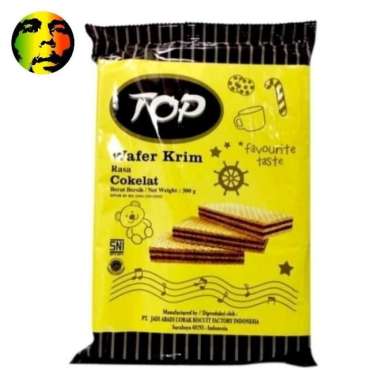 Top wafer krim cokelat 300g