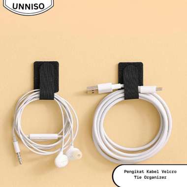 UNNISO - Pengikat Kabel Velcro Tie Organizer