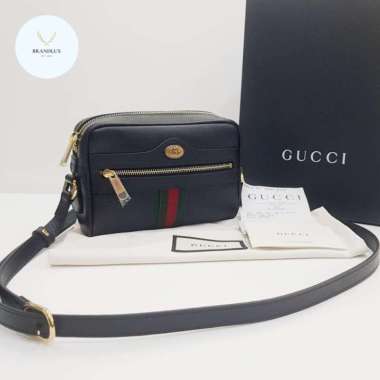 GUCCI mini bag ophidia leather - 100% Authentic Black