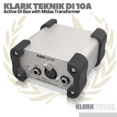 Klark Teknik DI 10A Active DI Box with Midas Transformer