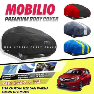 PREMIUM Body Cover Mobil Mobilio Sarung Mobili Mobilio Honda Mobilio Brio Brio Satya Brio Rs warna m