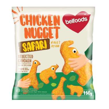 Promo Harga Belfoods Nugget Chicken Nugget Safari 450 gr - Blibli