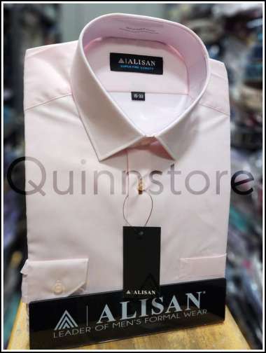 ALISAN Original Kemeja Polos Lengan Panjang - REGULER | PINK 17