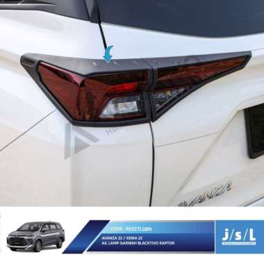 Garnis Belakang Avanza 2022 JSL Stoplamp Garnish Blacktivo Raptor