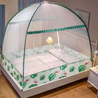 Kelambu Tidur Kelambu Lipat Anti Nyamuk Kelambu Pelajar Kelambu Lipat Murah hijau 120*200CM