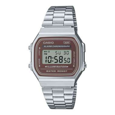 CASIO ORIGINAL - CASIO A168WA-5A - JAM TANGAN WANITA JAM WANITA CT - STAINLESS CASIO A168WA-5A A168W