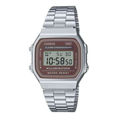 CASIO ORIGINAL - CASIO A168WA-5A - JAM TANGAN WANITA JAM WANITA CT - STAINLESS CASIO A168WA-5A A168WA 5A 5A A168WA5