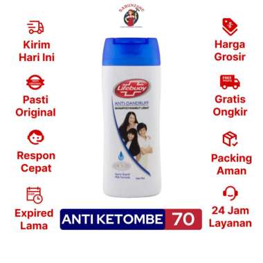 Promo Harga Lifebuoy Shampoo Anti Dandruff 70 ml - Blibli
