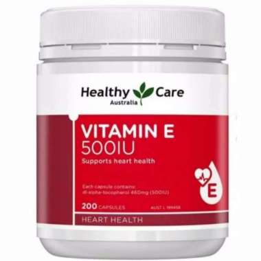 Healthy Care Vitamin E 500 iu Vitamin E 500iu 200 capsul