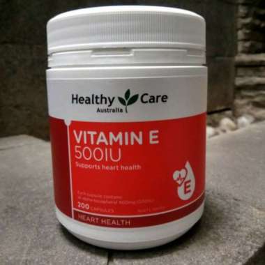 healthy care vitamin e vit e 500iu 500 iu 200 caps