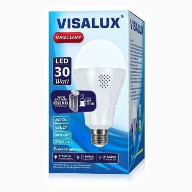 Visalux Magic Lamp Lampu Emergency 20W&30W/ Lampu Darurat Visalux Ac/Dc Cahaya Putih 20Watt 30Watt V