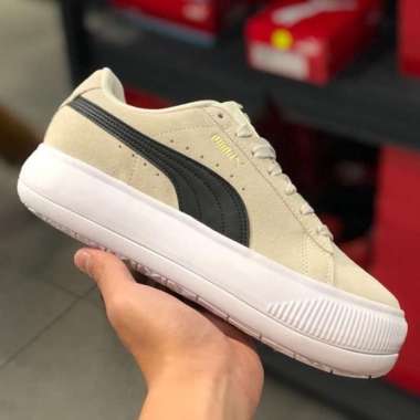 Sepatu Kasual Sneakers PUMA Suede Mayu Marshmallow-Puma White 380686 01 8