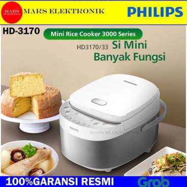 RICE COOKER PHILIPS HD-3170 - 0,85LITER - MINI RICE COOKER - PHILIPS