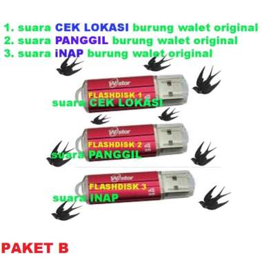 Suara Panggil / Luar Burung Walet, suara tarik, sedot, cek lokasi walet dan suara inap burung walet