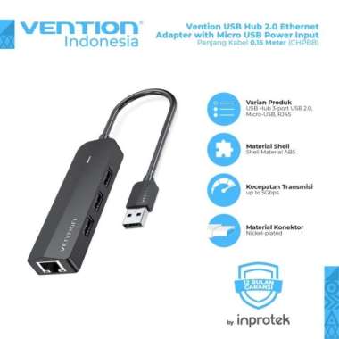 Spesial Vention USB to LAN RJ45 Ethernet USB to RJ45 Adapter CHPBB Multicolor
