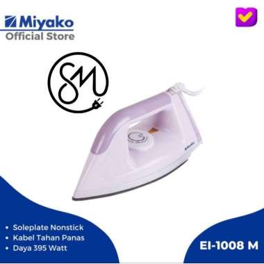 Setrika Miyako EI1008 gosokan ei-1008m dry iron