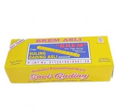 Brem Cap Suling Gading Original Asli Madiun Khas 5 Batang