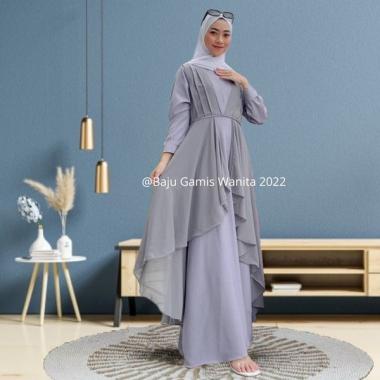 Gamis Terbaru  Remaja Kekinian Baju Lebaran 2022 Gamis Wanita Model Terbaru Gamis Terbaru2022 baju l