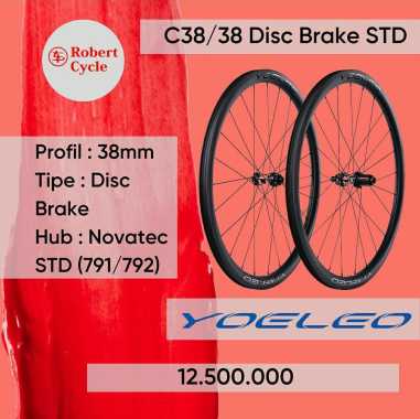 Wheelset Roadbike Yoeleo Discbrake/Rims Brake STD C38/38 DB