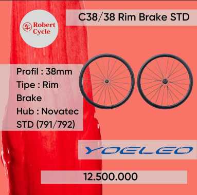 Wheelset Roadbike Yoeleo Discbrake/Rims Brake STD C38/38 RB