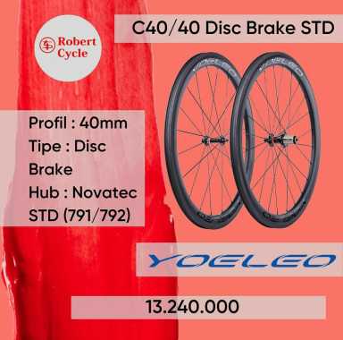 Wheelset Roadbike Yoeleo Discbrake/Rims Brake STD C40/40 DB