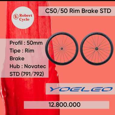 Wheelset Roadbike Yoeleo Discbrake/Rims Brake STD C50/50 RB