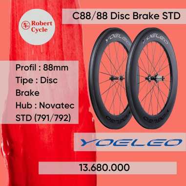 Wheelset Roadbike Yoeleo Discbrake/Rims Brake STD C88/88 DB