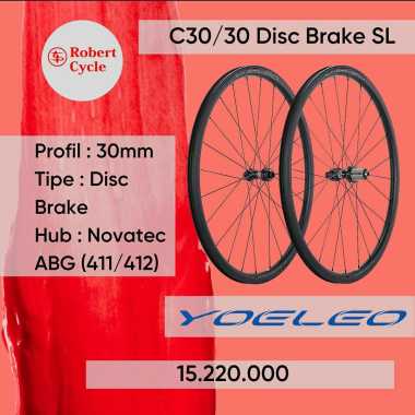 Wheelset Roadbike Yoeleo Discbrake/Rims Brake SL C30/30 DB