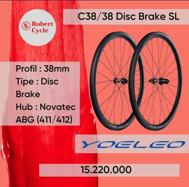 Wheelset Roadbike Yoeleo Discbrake/Rims Brake SL C38/38 DB