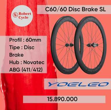 Wheelset Roadbike Yoeleo Discbrake/Rims Brake SL C60/60 DB