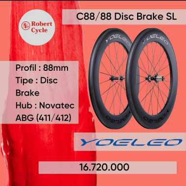 Wheelset Roadbike Yoeleo Discbrake/Rims Brake SL C88/88 DB