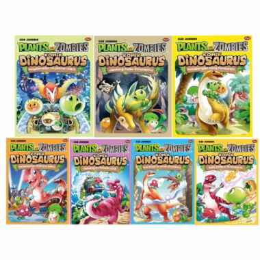 Buku Plants VS Zombies Komik Dinosaurus - Duel Sengit Buah Dinosaurus