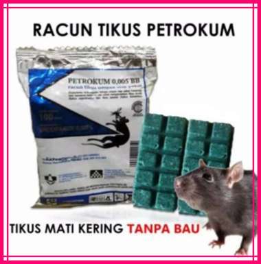 RACUN TIKUS PALING AMPUH PETROKUM MATI KERING TIDAK BAU