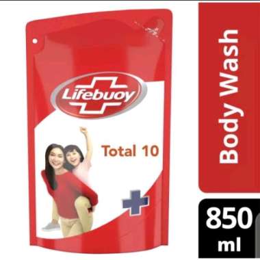 Lifebuoy sabun cair 850ml Lifebuoy total 10(merah)