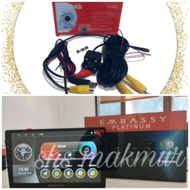 headunit android EMBASSY PLATINUM carplay android auto PAKET kamera
