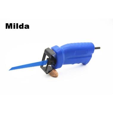 Gergaji Bor Listrik Mini Portable Kayu Chainsaw Attachment 2000RPM