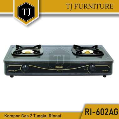 Rinnai Kompor Gas 2 Tungku - RI 602AG / RI 602 AG / RI602AG / RI-602AG