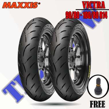 Paket Ban Motor Matic // MAXXIS VICTRA 90/80 - 100/80 Ring 14 Tubeless