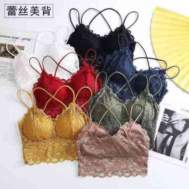 BH Wanita Bra Style Push Up Kekorean Bra Renda Sexy Merah