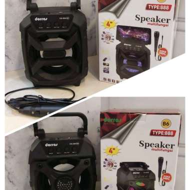 SPEAKER PORTABLE DORRAS WIRELESS 4" TYPE 8888//SPEAKER BLUETOOTH b5
