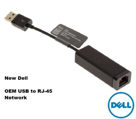 New Dell Adapter USB To LAN RJ45 Network Gigabit Ethernet Original
