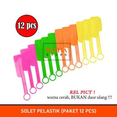PB01- 12 PCS Solet Plastik/Sodet Sambal Sutil Souvenir solet pelastik