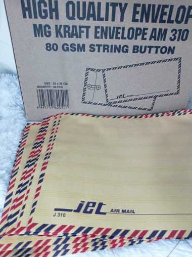 Amplop Coklat Tali 80Gsm Kiky isi 10 Pcs